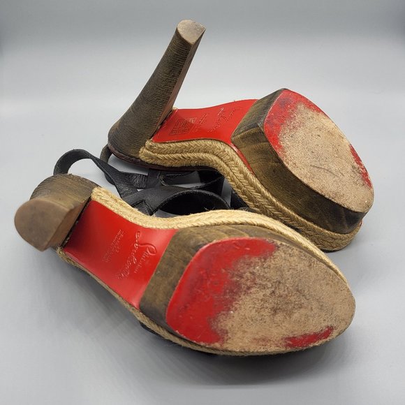 CHRISTIAN LOUBOUTIN Satrinxa 120mm Espadrille Heel - Picture 4 of 16